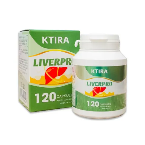 Viên uống bổ gan Ktira Liverpro Nhật Bản - Hỗ trợ thải độc, bảo vệ gan hiệu quả, tăng cường chức năng gan cho người sử dụng rượu, bia.