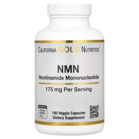Viên Uống Trẻ Hóa Da California Gold Nutrition 175mg - Hỗ Trợ Cải Thiện Dấu Hiệu Tuổi Tác, Tăng Cường Sức Khỏe, Hộp 180 Viên