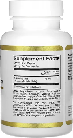 Viên Uống Trẻ Hóa Da California Gold Nutrition 175mg - Hỗ Trợ Cải Thiện Dấu Hiệu Tuổi Tác, Tăng Cường Sức Khỏe, Hộp 180 Viên