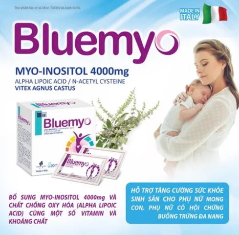Bột uống Bluemyo Hỗ trợ Sinh sản cho Phụ nữ Mang Thai - Giải pháp Tăng cường Sức khỏe và Chất lượng Trứng