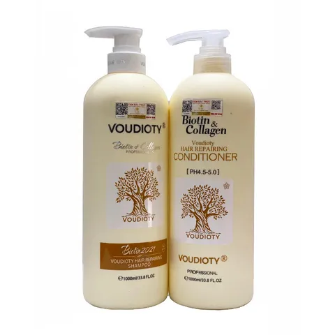 Dầu Gội Xả Suôn Mượt Tóc Biotin & Collagen Vàng - Chăm Sóc Tóc Khô, Phục Hồi Hư Tổn, Giúp Tóc Mềm Mượt, Bóng Đẹp