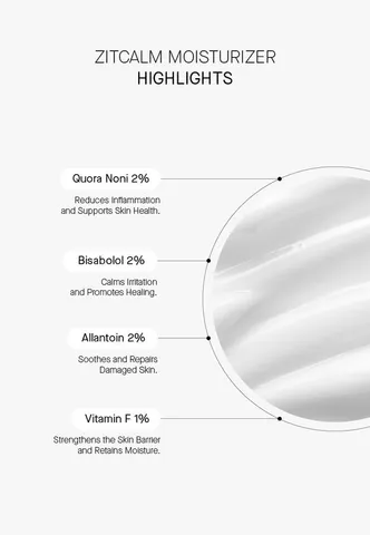 Kem Dưỡng Ẩm Lành Tính Acnemy Zitcalm - Chăm Sóc Da Nhạy Cảm & Làm Dịu Mẩn Đỏ 50ml từ Niche Beauty Lab
