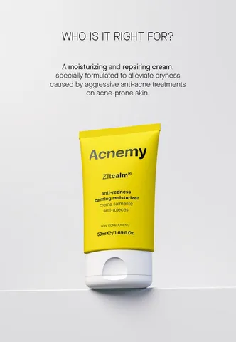 Kem Dưỡng Ẩm Lành Tính Acnemy Zitcalm - Chăm Sóc Da Nhạy Cảm & Làm Dịu Mẩn Đỏ 50ml từ Niche Beauty Lab