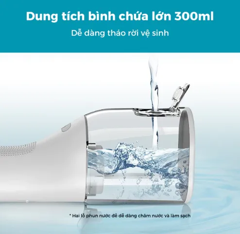 Máy Tăm Nước Cầm Tay SeaSy L6 - 5 Chế Độ, Chống Nước IPX7, Thiết Kế Tiện Lợi, Dễ Dàng Vệ Sinh, Phụ Kiện Du Lịch Thông Minh