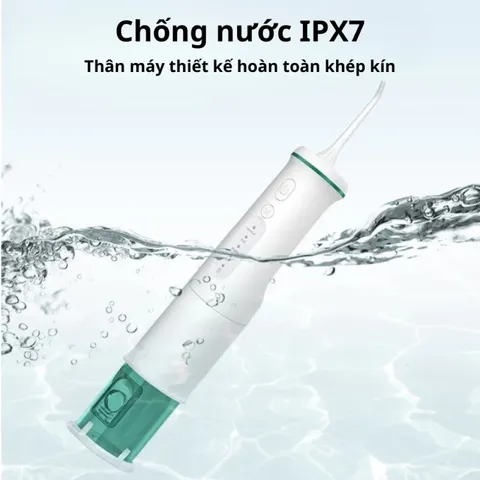 Máy Tăm Nước Cầm Tay SeaSy SS86 - Thiết Bị Làm Sạch Răng Miệng Với 4 Đầu Vòi, Công Nghệ Sóng Âm, Dễ Dàng Sử Dụng, Chống Nước IPX7