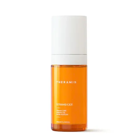Serum Dưỡng Sáng Da Theramid Tetramid C.E.F - 20% Vitamin C, Chống Lão Hóa, Làm Mờ Thâm Nám, Phục Hồi Da Rạng Rỡ 30ml