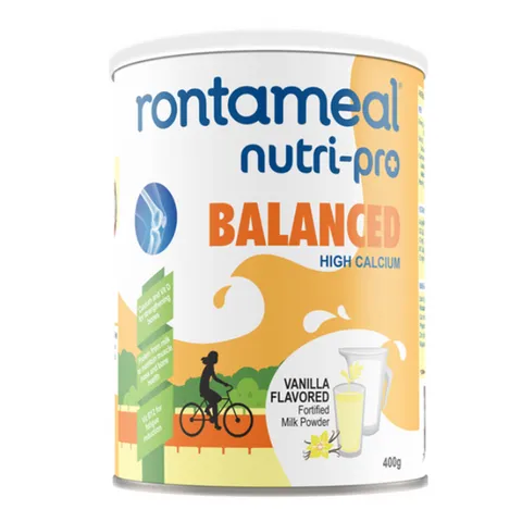 Sữa Bột Dinh Dưỡng Rontameal Nutri Pro Balanced 400g - Hương Vị Vani Ngon Miệng, Hỗ Trợ Sức Khỏe Người Lớn, Vitamin & Khoáng Chất Thiết Yếu