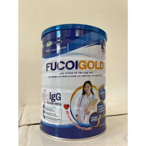 Sữa Bột Dinh Dưỡng Fucoi Gold 900g - Hỗ Trợ Nâng Cao Sức Khỏe, Bổ Sung Yến Sào & Dưỡng Chất Thiết Yếu cho Cơ Thể Khỏe Mạnh