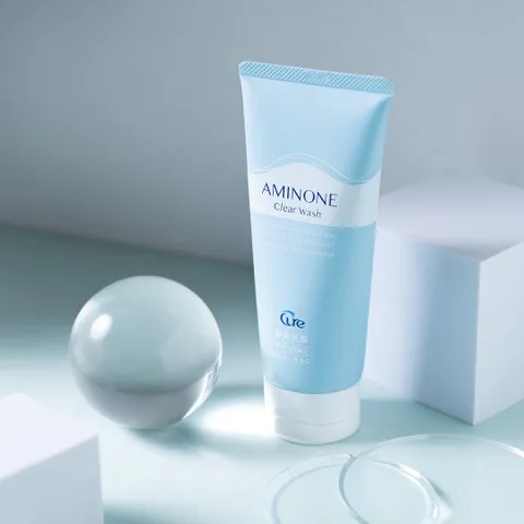 Sữa Rửa Mặt Sáng Da Cure Aminone Clear Wash 130g - Làm Sạch Sâu, Giúp Da Sáng Mịn, Không Gây Khô Da, Phù Hợp Cho Mọi Loại Da