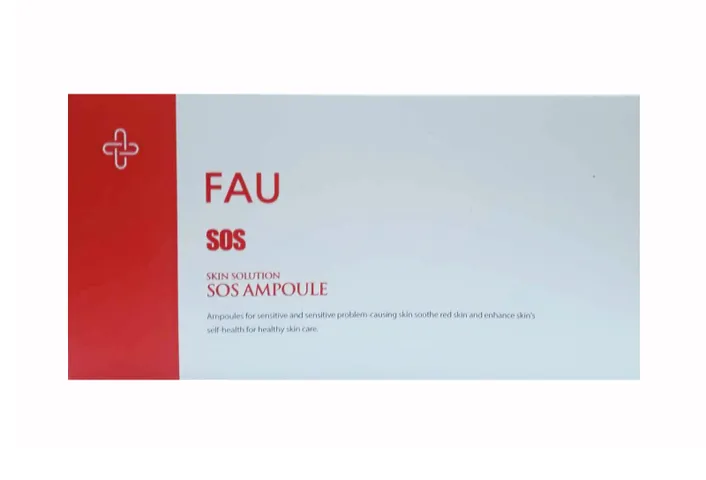 Tinh Chất Phục Hồi Da FAU Skin Solution SOS Ampoule - Hỗ Trợ Da Nhạy Cảm, Cấp Ẩm, Kiềm Khuẩn, An Toàn Cho Mọi Loại Da, 10ml