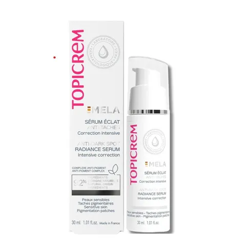 Tinh Chất Sáng Da Mờ Nám Topicrem Mela Anti-Dark Spot - Serum Dưỡng Da Giúp Sáng Mịn, Khắc Phục Thâm Nám & Đốm Nâu 30ml