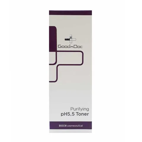 Toner Goodndoc Purifying pH 5.5 - Nước Hoa Hồng Cân Bằng Ẩm, Sạch Lỗ Chân Lông, Kiểm Soát Nhờn Cho Da Khỏe Mạnh