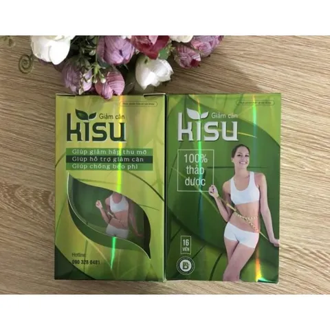 Viên uống giảm cân Kisu - Hỗ trợ kiểm soát cân nặng hiệu quả từ dược thảo tự nhiên, tăng cường trao đổi chất, 20 viên/hộp.