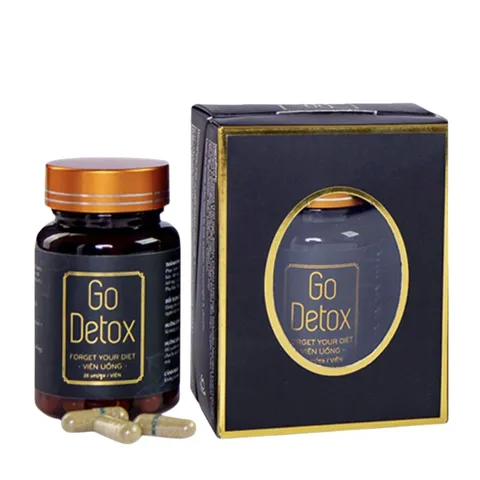 Viên uống Go Detox Giảm Cân Lành Mạnh - Hỗ Trợ Cải Thiện Vóc Dáng Săn Chắc Từ Chiết Xuất Thiên Nhiên, Hộp 28 Viên