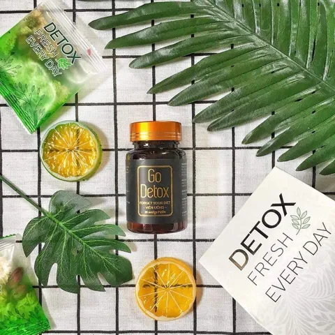 Viên uống Go Detox Giảm Cân Lành Mạnh - Hỗ Trợ Cải Thiện Vóc Dáng Săn Chắc Từ Chiết Xuất Thiên Nhiên, Hộp 28 Viên