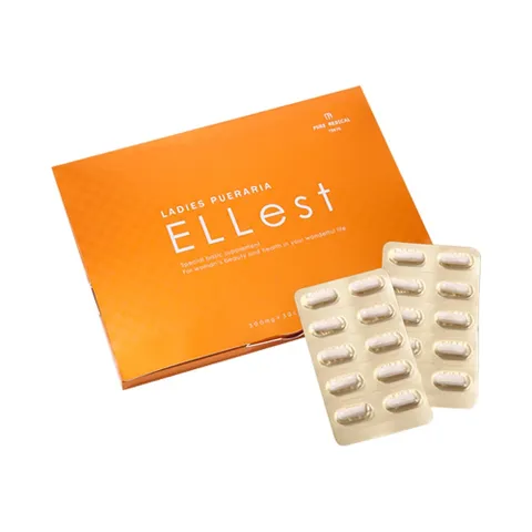 Viên Uống Ladies Pueraria Ellest - Hỗ Trợ Cân Bằng Nội Tiết Tố Nữ, Cải Thiện Da, Giảm Triệu Chứng Tiền Mãn Kinh, Sức Khỏe Phụ Nữ