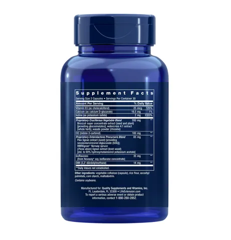 Viên uống hỗ trợ vòng 1 Life Extension Breast Health Formula - Cải thiện độ săn chắc và sức khỏe ngực, Hộp 60 viên