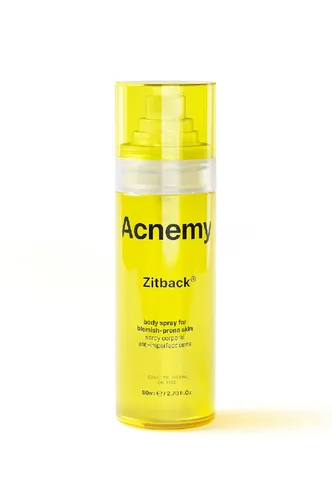 Xịt Hỗ Trợ Cải Thiện Mụn Acnemy Zitback 80ml - Sản Phẩm Chăm Sóc Da Tiện Lợi Giúp Giảm Mụn Lưng, Mụn Ngực, Được Sản Xuất Tại Tây Ban Nha