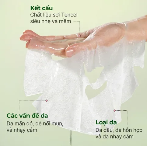 Mặt Nạ Giấy Torriden Balanceful Cica - 10 Miếng Cho Da Mụn Nhạy Cảm, Dưỡng Ẩm và Làm Dịu, Chiết Xuất Rau Má