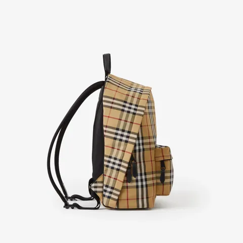 Balo Burberry Check Backpack Archive Beige - Balo Thời Trang Cổ Điển Hiện Đại Họa Tiết Kẻ Đặc Trưng Unisex