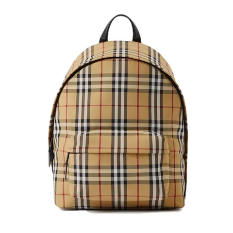 Balo Burberry Check Backpack Archive Beige - Balo Thời Trang Cổ Điển Hiện Đại Họa Tiết Kẻ Đặc Trưng Unisex