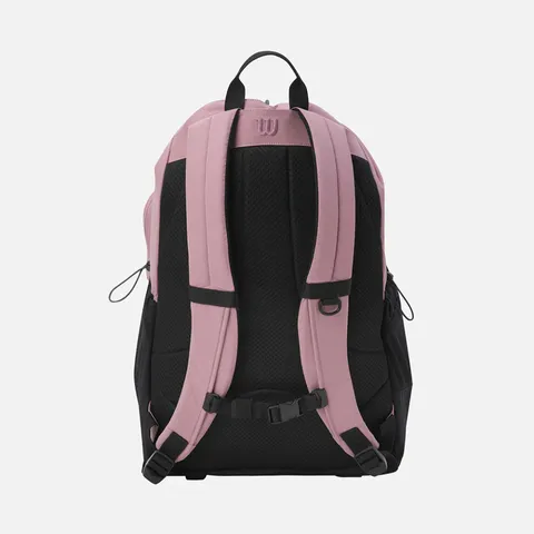 Balo Đựng Vợt Pickleball & Tennis Wilson Drawstring Backpack V2 Hồng Đen - Tiện Lợi Cho Nữ Yêu Thích Thể Thao