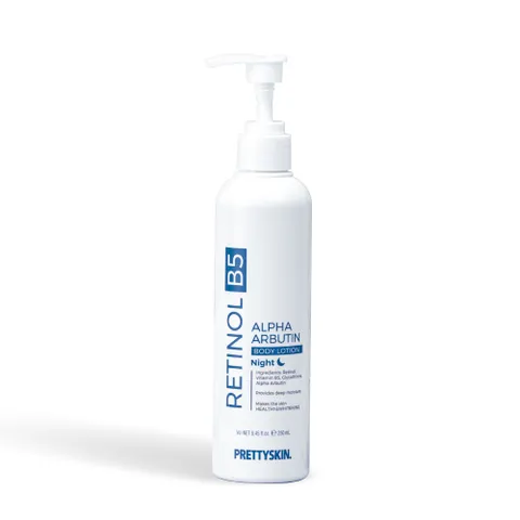 Dưỡng Thể Trắng Da Ban Đêm Pretty Skin Retinol B5 Alpha Arbutin - Đem lại làn da sáng mịn, nâng cao độ đàn hồi và cấp ẩm hiệu quả.
