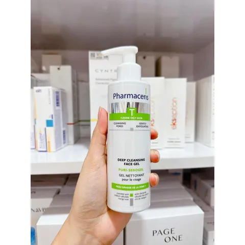 Gel Rửa Mặt Sạch Sâu Pharmaceris Puri Sebogel 190ml - Dành Cho Da Dầu Mụn, Làm Sạch Dịu Nhẹ, Giúp Ngăn Ngừa Mụn