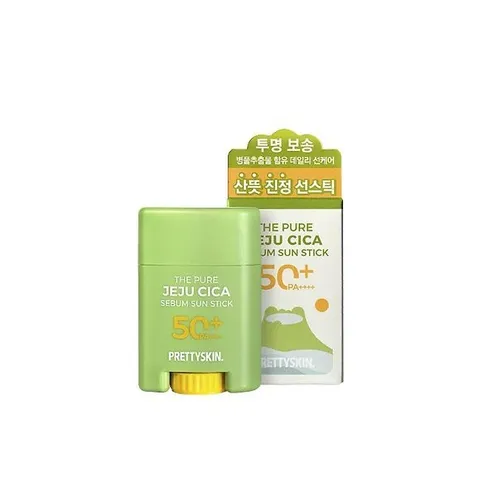 Kem Chống Nắng Dạng Sáp Pretty Skin The Pure Jeju Cica Sebum Sun Stick SPF 50+ - Bảo vệ da hiệu quả và tiện lợi cho hoạt động ngoài trời