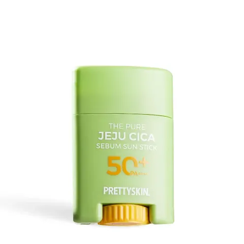 Kem Chống Nắng Dạng Sáp Pretty Skin The Pure Jeju Cica Sebum Sun Stick SPF 50+ - Bảo vệ da hiệu quả và tiện lợi cho hoạt động ngoài trời