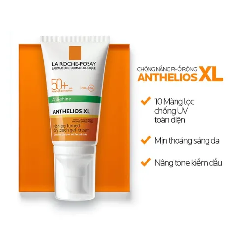 Kem Chống Nắng La Roche-Posay Anthelios XL SPF 50+ - Bảo Vệ Da Nhạy Cảm, Chống Nắng Tia UVA/UVB, Kiểm Soát Dầu, Không Gây Bí Da 50ml