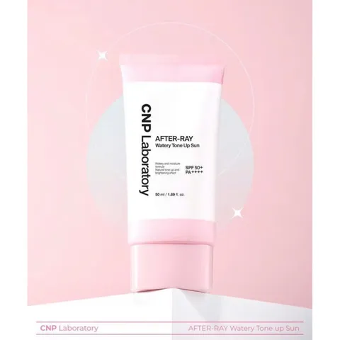 Kem Chống Nắng Nâng Tone CNP Laboratory After-Ray Watery SPF50+ - Bảo Vệ Da, Hiệu Ứng Nâng Tone Tự Nhiên, Dưỡng Ẩm Suốt Ngày