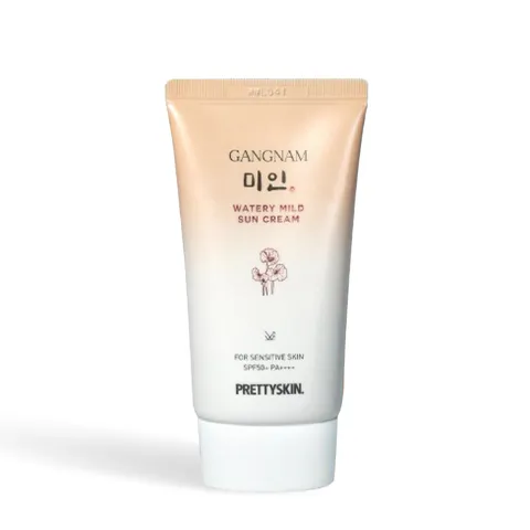 Kem Chống Nắng Nâng Tone Pretty Skin Gangnam Watery Mild Sun Cream SPF 50+ PA++++ - Bảo Vệ Da Tối Ưu, Mang Lại Làn Da Tươi Sáng