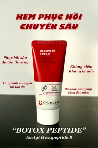 Kem Dưỡng Ẩm Phục Hồi Da KyungLab Recovery Cream - Cung Cấp Độ Ẩm Sâu, Tăng Cường Sức Khỏe Da, Chống Kích Ứng, Dành Cho Da Nhạy Cảm
