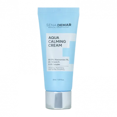 Kem Dưỡng Ẩm Phục Hồi Da Ban Đêm Sena Demar Aqua Calming Cream - Cấp Ẩm, Dưỡng Da Mềm Mại, Thích Hợp Mọi Loại Da, 30ml