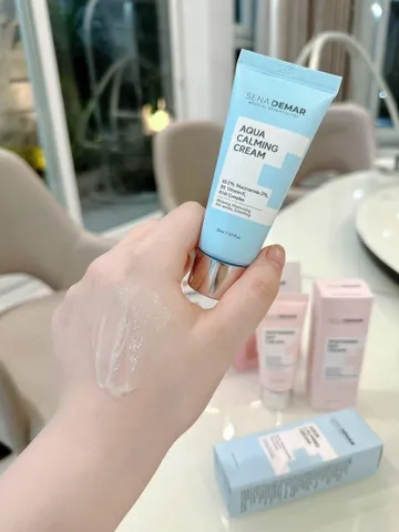 Kem Dưỡng Ẩm Phục Hồi Da Ban Đêm Sena Demar Aqua Calming Cream - Cấp Ẩm, Dưỡng Da Mềm Mại, Thích Hợp Mọi Loại Da, 30ml