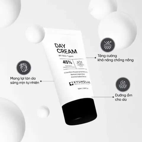 Kem Dưỡng Ngày Nâng Tone KyungLab Day Cream 50ml - Dưỡng Ẩm, Cải Thiện Độ Sáng, Phù Hợp Mọi Loại Da