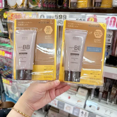 Kem Trang Điểm EVERYYOU Long Fit BB Cream SPF50+ - Lớp Nền Tự Nhiên, Che Khuyết Điểm & Bảo Vệ Da Tối Ưu khỏi Tia UV