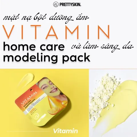 Mặt Nạ Bột Dưỡng Ẩm Săn Chắc Da Prettyskin Home Care - Sản Phẩm Chăm Sóc Da Từ Thiên Nhiên, Ngăn Ngừa Lão Hóa, Căng Bóng Da