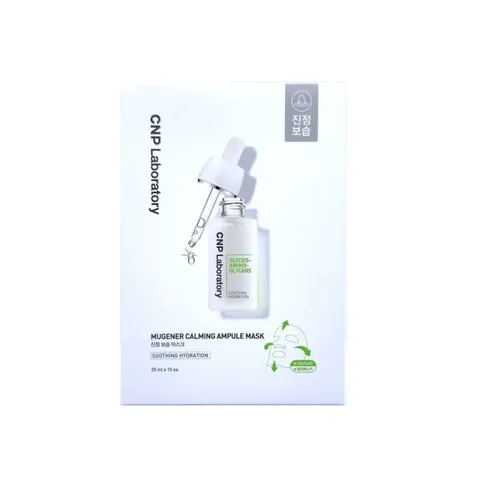 Mặt Nạ Cấp Ẩm Dịu Da CNP Laboratory Mugener Calming Ampule Mask - Hộp 10 Miếng Dưỡng Ẩm Chuyên Sâu Cho Da Nhạy Cảm