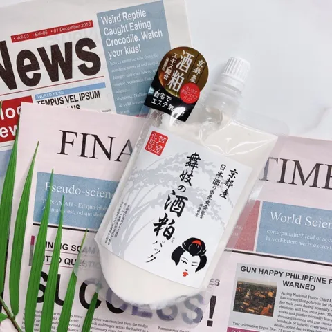 Mặt Nạ Dưỡng Da Ashiya Maiko Sake - Cấp Ẩm, Làm Sáng Da, Chống Oxy Hóa Cho Nhan Sắc Tươi Tắn, Phù Hợp Với Mọi Loại Da