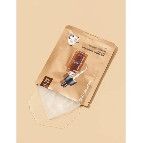 Mặt Nạ Dưỡng Trắng Da CNP Laboratory Vita Energy Ampule Mask - Hộp 10 Miếng Đem Lại Làn Da Tươi Sáng, Đầy Năng Lượng