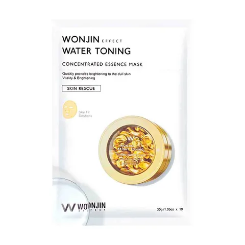 Mặt Nạ Dưỡng Trắng Trẻ Hóa Da Wonjin Effect Water Toning - 18 Vitamin Cung Cấp Độ Ẩm và Làm Sáng Da, Ngừa Mụn