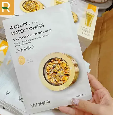 Mặt Nạ Dưỡng Trắng Trẻ Hóa Da Wonjin Effect Water Toning - 18 Vitamin Cung Cấp Độ Ẩm và Làm Sáng Da, Ngừa Mụn