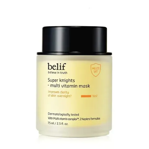 Mặt Nạ Ngủ Dưỡng Sáng Da Chuyên Sâu Belif Super Knight Multi Vitamin Mask 75ml - Phục Hồi Da Mệt Mỏi, Tươi Tắn, Rạng Rỡ