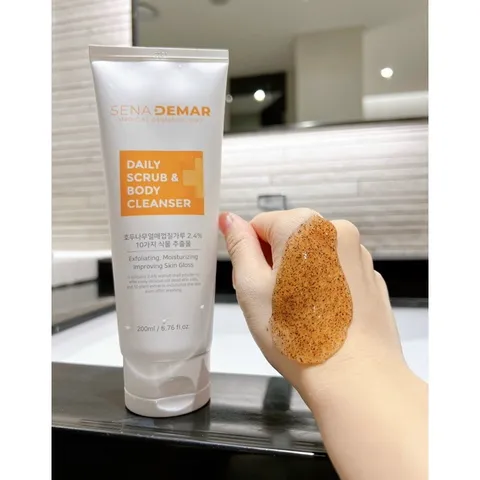 Muối Tắm Tẩy Tế Bào Chết Sena Demar Daily Scrub & Body Cleanser - Dưỡng Da Mềm Mịn, Sạch Sâu Cho Tất Cả Các Loại Da