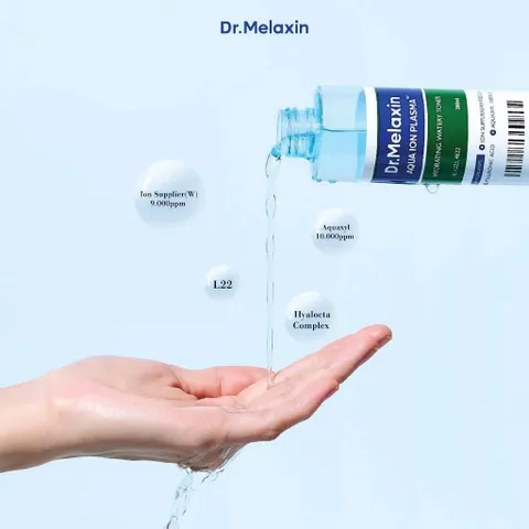 Nước Hoa Hồng Dưỡng Ẩm Dr.Melaxin Aqua Ion Plasma - Toner Cấp Ẩm Cho Da Nhạy Cảm, 200ml, Hàn Quốc