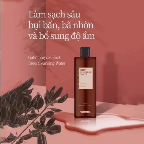 Nước Tẩy Trang Dưỡng Trắng Pretty Skin Galactomyces 500ml - Làm Sáng Da, Dịu Nhẹ, Phù Hợp Với Mọi Loại Da