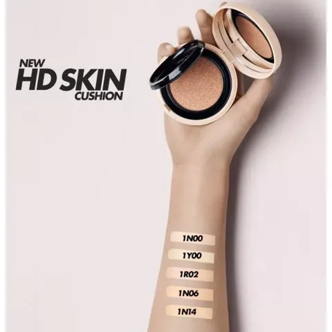 Phấn Nước Make Up For Ever HD Skin Cushion - Lớp Nền Mỏng Nhẹ, Che Khuyết Điểm, Chống Nắng SPF 50+/PA ++++, Dễ Dàng Mang Theo