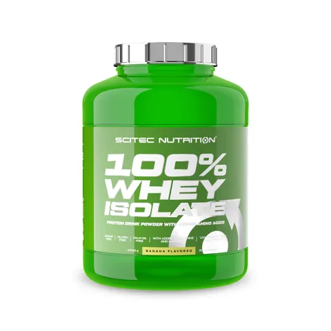 Scitec Nutrition 100% Whey Isolate - Bột Protein Tăng Cơ Hỗ Trợ Phục Hồi, Không Đường, Hương Vị Nguyên Liệu Tự Nhiên 2000g
